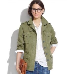Madewell Outbound Jacket Military Style Utility Army Trending Sz XS